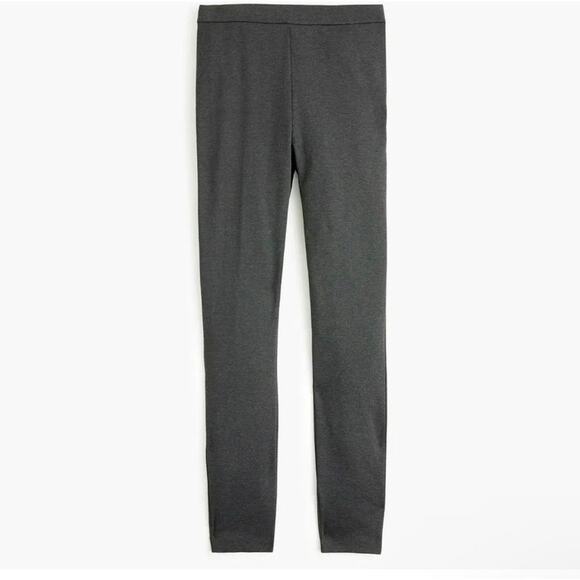 J. Crew Pants Women's Any Day in Eco Ponte Heather Charcoal Medium Petite - Picture 1 of 6